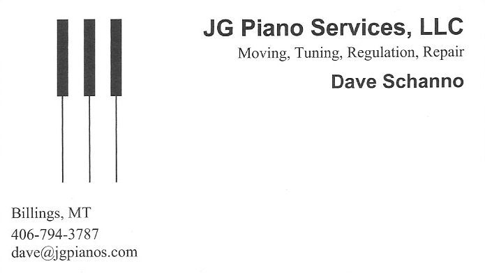 JG Piano Services logo