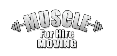 MUSCLE FOR HIRE MOVING logo