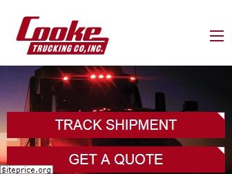 Cooke Trucking Company logo