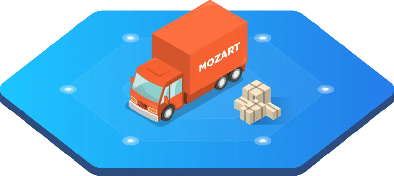 Mozart Movers logo