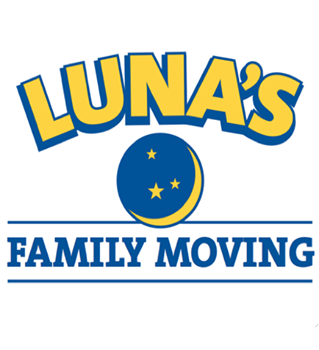 Luna's Family Moving Company logo