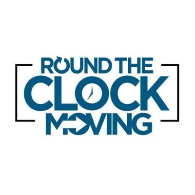 Round The Clock Moving Company logo
