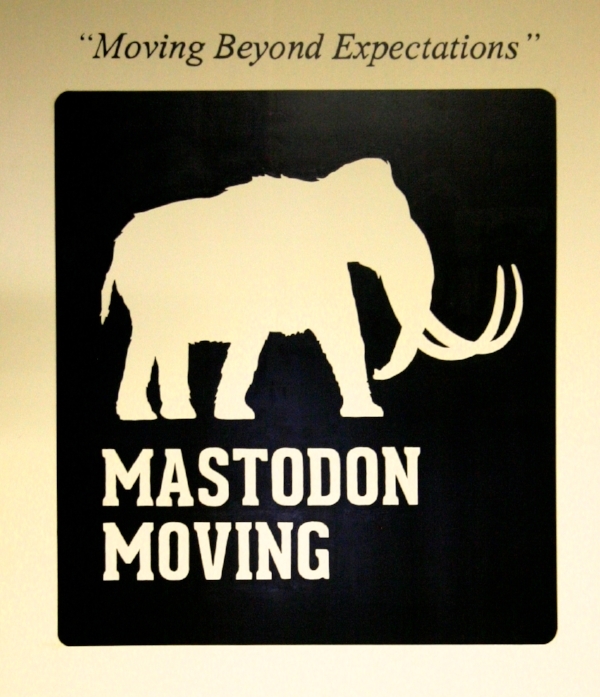 Mastodon Moving Company logo