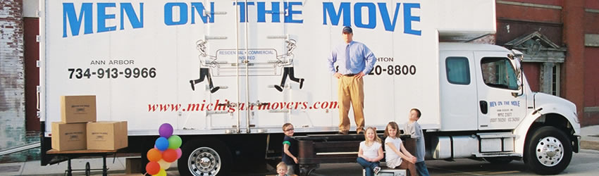 Men On The Move Moving Company logo