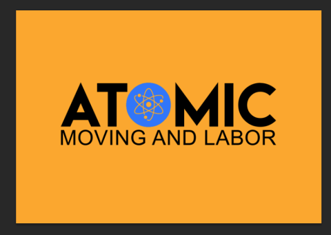 Atomic Moving and Labor Company logo